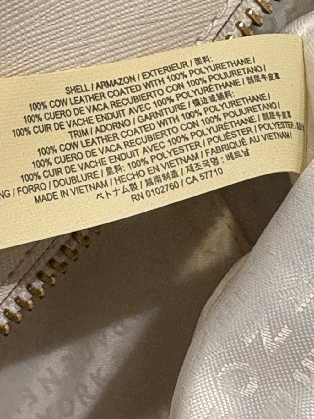 Kate Spade White, Beige & Black Tote Crossbody Bag - Picture 13 of 14